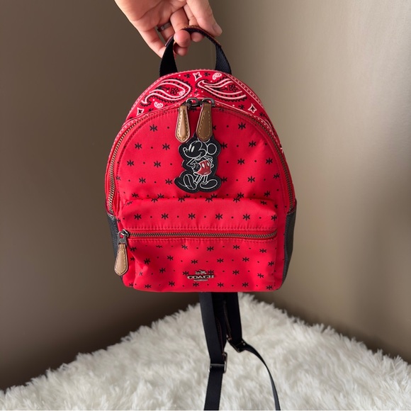 Disney x Coach Limited Edition Mickey Mouse Bandana Backpack - Picture 10 of 10